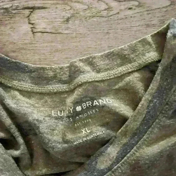 Lucky Brand Super Soft Tee Camo' Graphic Print T-Shirt - Picture 4 of 4